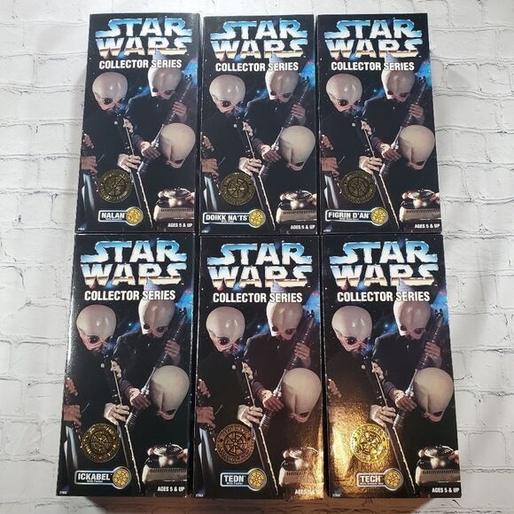 Star Wars Other - NIB Vintage Star Wars Collector Series Cantina Band Set of 6